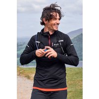 Control Herren Midlayer mit Reißverschluss - Schwarz von Mountain Warehouse