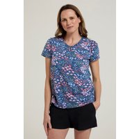 Devon Keyhole Damen T-Shirt - Marineblau von Mountain Warehouse
