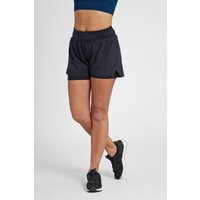 Double Layer Damen Lauf-Shorts - Schwarz von Mountain Warehouse