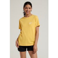 Dragonfly Bio-Baumwoll Damen T-Shirt - Gelb von Mountain Warehouse