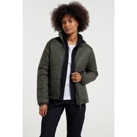 Essentials Leichte Damen-Steppjacke - Khaki von Mountain Warehouse