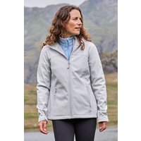 Exodus Bedruckte Softshell-Jacke für Damen - Grau von Mountain Warehouse