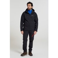 Exodus Herren Softshelljacke - Bedruckt - Schwarz von Mountain Warehouse