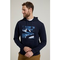 Explore The Outdoors Herren Kapuzenpullover - Marineblau von Mountain Warehouse