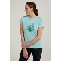 Fern Shell Bio-Baumwoll Damen T-Shirt - Mintgrün von Mountain Warehouse