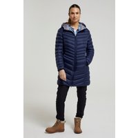 Florence Lange Damen-Steppjacke - Marineblau von Mountain Warehouse