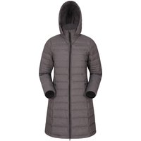 Furnace Lange Damen Daunen-Jacke - Grau von Mountain Warehouse