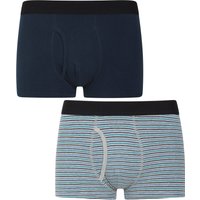 Gestreifte Boxershorts für Herren, Mehrfachpackung - Blau von Mountain Warehouse