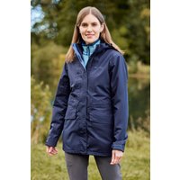 Glacial Extreme Lange Wasserdichte Damenjacke - Marineblau von Mountain Warehouse