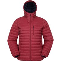 Henry Herren Daunenjacke - Dunkel Rot von Mountain Warehouse