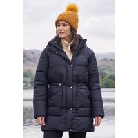 Kentish Damen-Steppjacke mit Gürtel - Marineblau von Mountain Warehouse