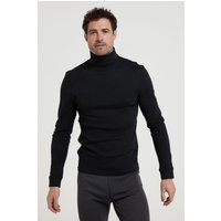 Meribel Baumwoll-Herren-Baselayer - Schwarz von Mountain Warehouse