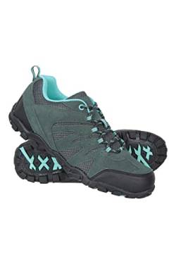 Mountain Warehouse Damen-Wanderschuhe - atmungsaktives Mesh-Obermaterial, strapazierfähige Gummi-Laufsohle, Freizeitschuhe, Eva-Fußbett - ideal zum Wandern Petrolblau 42 EU von Mountain Warehouse