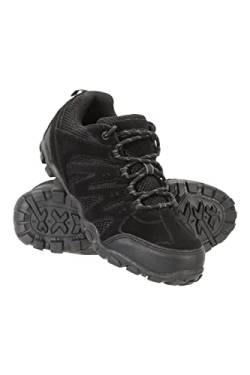 Mountain Warehouse Damen-Wanderschuhe - atmungsaktives Mesh-Obermaterial, strapazierfähige Gummi-Laufsohle, Freizeitschuhe, Eva-Fußbett - ideal zum Wandern Schwarz 37 EU von Mountain Warehouse