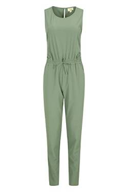 Mountain Warehouse Explore Damen Jumpsuit - Leichte Damenbekleidung, atmungsaktiv, elastischer Bund, schnell trocknend und feuchtigkeitsregulierend Khaki 38 von Mountain Warehouse