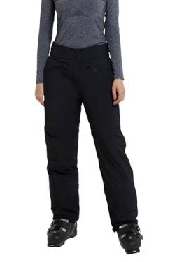 Mountain Warehouse Isola Extreme Damen Skihose - Wasserfeste Damenhose, atmungsaktiv, Skihose mit versiegelten Nähten, Verstellbarer Bund - Winter Schneehose Schwarz 38 von Mountain Warehouse