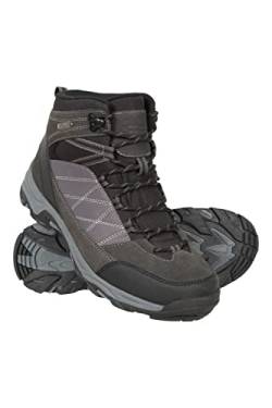 Mountain Warehouse Rapid wasserdichte Stiefel für Damen - Obermaterial aus Wildleder und Mesh, strapazierfähige Damen-Wanderstiefel, Gummisohle - Für Reisen, Camping Schwarz Jet 38 EU von Mountain Warehouse