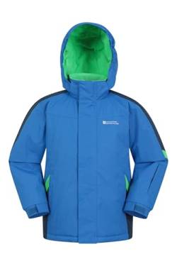 Mountain Warehouse Raptor warme Winterjacke für Kinder - wasserdichter Parka für Jungen und Mädchen, für extreme Kälte und Schnee, Ski-Jacke mit Taschen, Alpin-Jacke Reiches Blau 2-3 Jahre von Mountain Warehouse