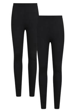 Mountain Warehouse Talus Thermohose als Baselayer für Damen - Leicht, schnelltrocknende Damenhose, extra warme Hose - Ideal für kaltes Wetter, Winter Schwarz 32 von Mountain Warehouse