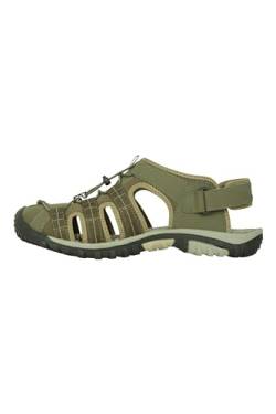 Mountain Warehouse Trek Sandalen für Herren - Shandalen Neopren, weiches Futter, Schuhe mit strapazierfähiger Außensohle - Für Herbstsspaziergänge, Reisen, Strand Khaki 46 von Mountain Warehouse