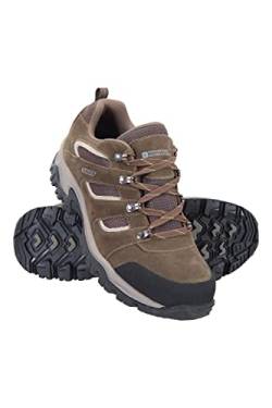 Mountain Warehouse Voyage Wasserfeste Schuhe für Herren - Leicht, schnelltrocknend, Wanderstiefel, Eva-Zwischensohle, Netzstoff, Laufschuhe, Laufsohle Gummi - Für Reisen Braun 46 von Mountain Warehouse