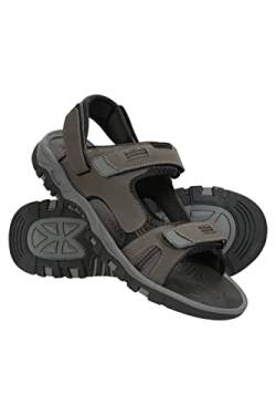 Mountain Warehouse Z4 Sandalen für Herren - Herbst Winterschuhe mit Neoprenfutter, Klettverschluss, Flipflops mit Phylon-Zwischensohle, Wildleder - Für Reisen, Wandern Schwarz Jet 42 von Mountain Warehouse