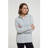 Nevis Damen-Kapuzenpullover mit Reißverschluss - Grau von Mountain Warehouse