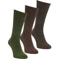 Outdoor Wandersocken für Herren - Khaki von Mountain Warehouse