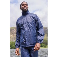 Pakka Wasserdichte Herren-Regenjacke - Marineblau von Mountain Warehouse