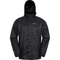 Pakka Wasserdichte Herren-Regenjacke - Schwarz von Mountain Warehouse