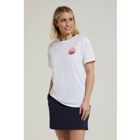 Palm Wave Bio-Baumwoll Damen T-Shirt - Weiss von Mountain Warehouse