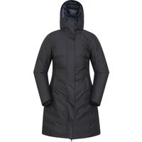 Polar Hybrid Lange Damen Daunenjacke - Schwarz von Mountain Warehouse