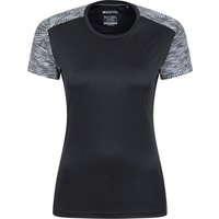 Pro Running Reflektierendes Damen T-Shirt - Schwarz von Mountain Warehouse