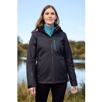 Rainforest II Wasserdichte Damenjacke - Schwarz von Mountain Warehouse