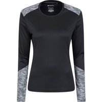 Reflektierendes Damen Top - Schwarz von Mountain Warehouse