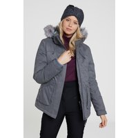 Snow Texturierte Damen-Skijacke - Grau von Mountain Warehouse