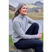 Snowdon Melange Damen-Fleece - Grau von Mountain Warehouse