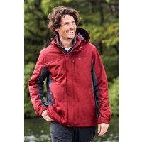 Thunderstorm Wasserdichte 3-in-1 Herrenjacke - Rot von Mountain Warehouse