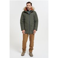 Traverse Wasserdichte Herren-Daunenjacke - Khaki von Mountain Warehouse