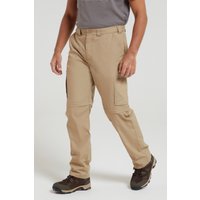 Trek Convertible Herrenhose - Beige von Mountain Warehouse