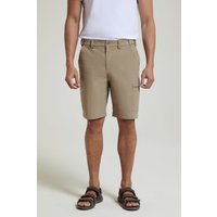 Trek Stretch Herren-Shorts - Beige von Mountain Warehouse