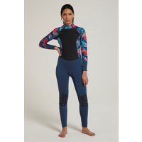 Vollständig bedruckter Badeanzug Frauen - Marineblau von Mountain Warehouse