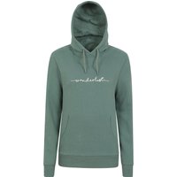 Wanderlust Bestickter Damen Kapuzenpullover - Khaki von Mountain Warehouse