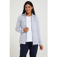 Woolamai Damen-Hoodie mit Reißverschluss - Grau von Mountain Warehouse