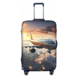 Airplanes Are Soaring Protect Your Luggage With Our Unique Suitcase Protector Cover - Ideal For Travel And Business Trips Suitcase Cover, Flugzeuge steigen in die Höhe, Large von Mouxiugei
