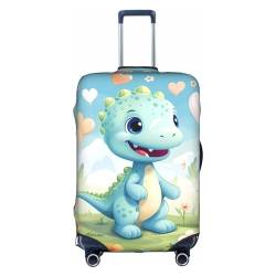 Love Dinosaur Protect Your Luggage With Our Unique Suitcase Protector Cover - Ideal For Travel And Business Trips Suitcase Cover, Liebe Dinosaurier, Medium von Mouxiugei