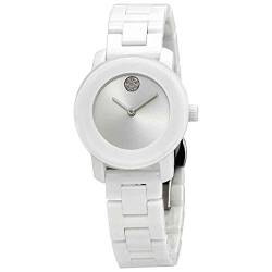 Movado Damen-Armbanduhr 3600616 mit weißen Keramik-Kristallpunkten von Movado