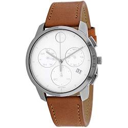 Movado Herren-Armbanduhr, dünn, Quarz, weißes Zifferblatt, 3600631 von Movado