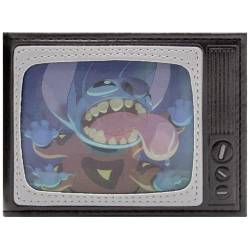 Lilo & Stitch Alien Hawaiianisches Kostüm TV Hologram Geldbörse/Geldbeutel Bi-Fold ID & Kartenhalter, Schwarz von Movies