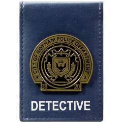 Movies Dark Knight Gotham Police Dept Detective Geldbörse/Geldbeutel Bi-Fold ID & Kartenhalter, Blau von Movies